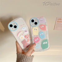 เคส UPaitou สำหรับ Realme C53 C55 C33 C35 C31 C30 C17 C25Y C21Y C25 C25s C12 5i C20A C11เคสโทรศัพท์9i 8i 7i C15 5 5วินาที C21 Narzo 50i 50A น่ารักหมีเปลือยป้องกันการแตกหักปกนิ่มสำหรับเลนส์