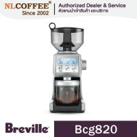 Breville : Bcg820 The Smart Grinder Pro เครื่องบดกาแฟอัตโนมัติ 60 ระดับ ตั้งเวลาได้ กำหนดปริมาณผงกาแฟได้ สามารถบดลงด้ามชง รองรับด้าม 54 - 58 มม.