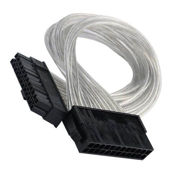 HUALANG ATX Tinned Copper Male to Female 24 Pin Male to 20+4Pin Female