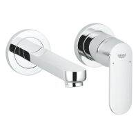 GROHE EUROSMART CM ก๊อกผสมอ่างล้างหน้าออกจากผนัง 2 รู(ใช้32635) 19381000 อุปกรณ์ ของใช้ในห้องน้ำ สุขภัณฑ์ ของแต่งบ้าน Modern ของแต่งห้องน้ำ มินิมอล