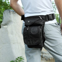 Men Hip Hop Leg Bag Waterproof Nylon Leg Fanny Pack Male Moto &amp; Biker Waist Bags Multi-functional Tactics Belt Bag Travel Pocket