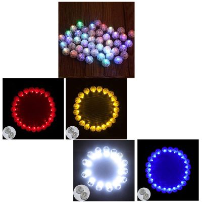 100pcs/lot 100 X Round Led Flash Ball Lamp Balloon Light long standby time for Paper Lantern Balloon Light Party Wedding Decoration