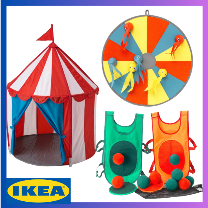 อิเกีย ของเล่นเด็ก เต้นท์เด็ก บ้านเด็ก IKEA Tag game with vest and