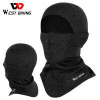 WEST BIKING Winter Sport Cycling Cap Bike Full Face Mask Neck Warmer Men Women Scarf Ski Bicycle Motocycle Fleece Head Cap Hat