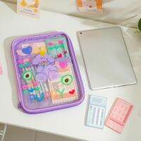 Computer Case Hand Bag Transparent Visual Tablet Storage Bag Carrying Sleeve for 11 Inch Storage Box Girls