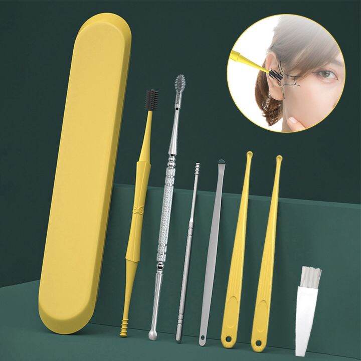 pu-leather-case-earpick-sticks-earwax-remover-ear-picker-cleaning-cleanser-spoon-curette-ear-protector-wax-removal-tool