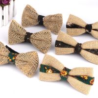 Weave Pre tied Bow tie Fashion Party Bowties For Men Women Adult Bow Ties Cravats Groomsmen Bow tie Gifts Wedding Bowtie