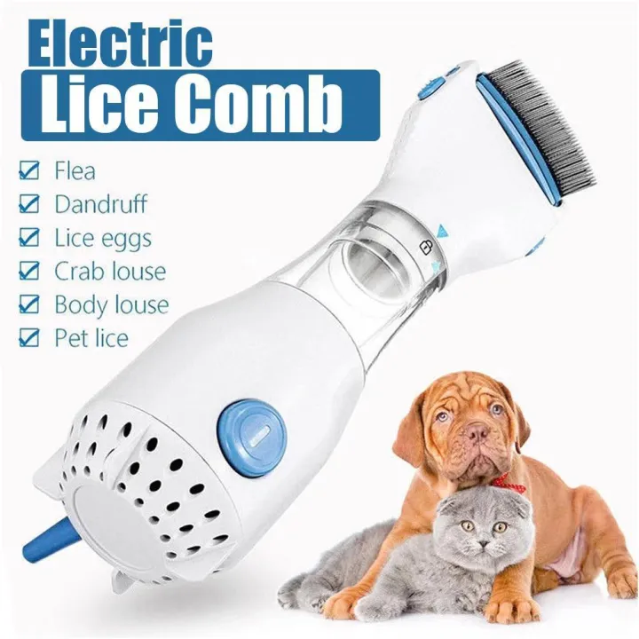 Electric Lice CombVacuum Lice Remover Comb for Head Lice & Nits(Pet