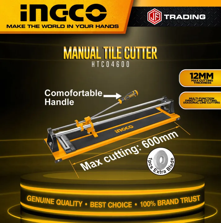 INGCO Manual Tile Cutter 600mm HTC04600 | Lazada PH