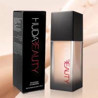 34Ml HUDA Flawless Liquid Foundation Matte Concealer Nourishing Long-Lasting Facial Makeup ปกปิดรูขุมขน Breathable เครื่องสำอาง ~