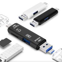 Usb 2.0 Card Reader Adapter Type C USBC Micro USB Smart Memory TF SD OTG Card Reader Type C Flash Drive Cardreader Converter