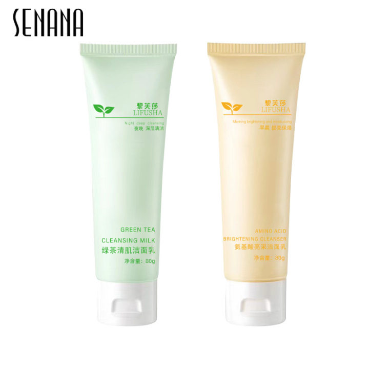 SENANA Green Tea Moisturizing Face Wash to help lighten skin tone