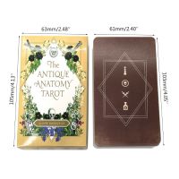 Iwo การ์ดอังกฤษ The The Anatomy Tarot 78-Card ภาษาอังกฤษสําหรับทําการ์ด