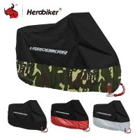 HEROBIKER Motorcycle Cover Bike All Season Waterproof Dustproof UV Protective Outdoor Indoor Moto Scooter Motorbike Rain Cover Covers