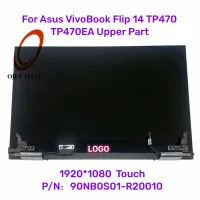 อะหลั่ยประกอบครบชุดจอสัมผัส Lcd ขนาด1920*1080 140ของแท้สำหรับ Asus Vivobook Flip 14 TP470 TP470E แผงแล็ปท็อป TP470EZ