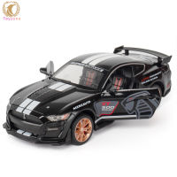 Simulation 1:24 Gt500 Alloy Car Mode Ornaments High Speed Miniature Model With Sound Light Model Electric Toy Car Gift For Kids