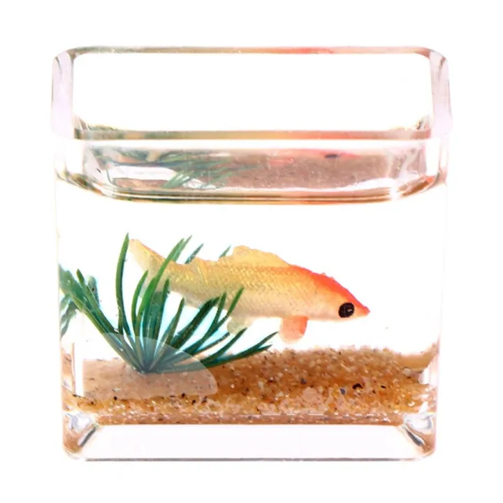 mini fish tank toy