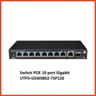 Switch POE - Switch POE 10 port Gigabit UTP3-GSW0802-TSP120 thumbnail