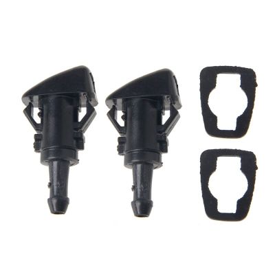 2Pcs Vehicle Fan Shaped Water Spray Windshield Wiper Jet Washer Nozzle For Chrysler 300C  Dodge Car Windscreen Wipers Parts Windshield Wipers Washers