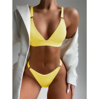 Bikini Set 2023 Summer Female Swimsuit Halter zilian Bikini Women Swimwear Push Up Bikini Set Ring Bathing Suit Beachwear S-L