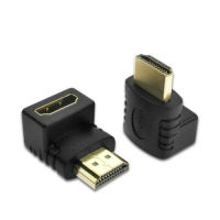 ตัวต่อสาย HDMI แบบงอ สำหรับพื้นที่แคบในการเสียบช่อง HDMI ของทีวี