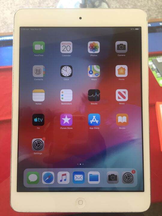 (สินค้ามื'อ2) mini 2 รุ่นไวฟาย หรือ รุ่นใส่ซิม สภาพ90%พร้อมเครื่องใช้ ...