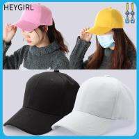 HEYGIRL ผู้ชายผู้หญิงหมวกอาบแดดสำหรับทั้งชายและหญิงสปอร์ตคลาสสิคหมวกเบสบอลลำลอง