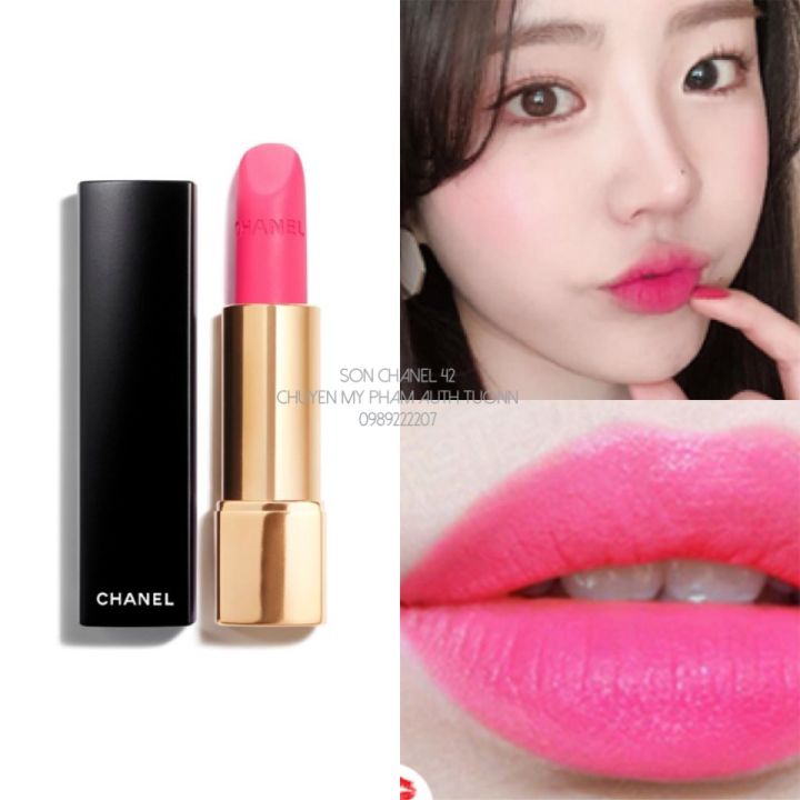 Review Son Chanel 42 Màu Hồng Baby  Lipstickvn