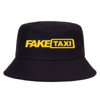 Fake Taxi Bucket Hats Summer Reversible Man Daily Cool Outdoor Panama Hat Unisex Cotton Sun Beach Visor Fisherman Caps