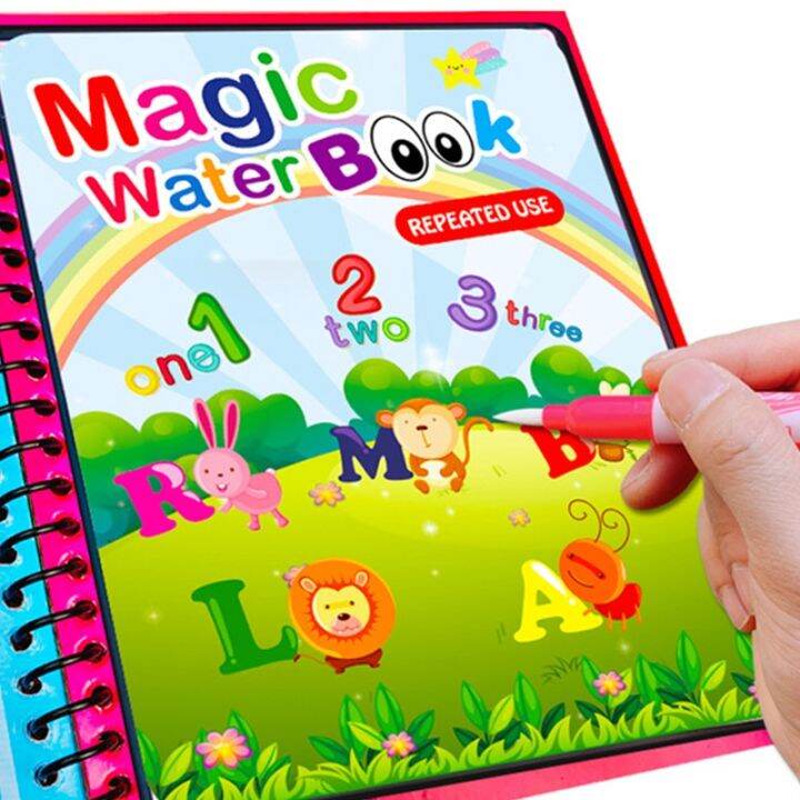 kids-montessori-toys-reusable-magic-water-coloring-book-magica-drawing-books-painting-toys-toddler-early-education-toys-for-baby