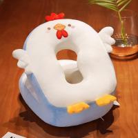 Fashion Cartoon Chick Shape Students Plush Lunch Break Pillow Detachable Nap Cushion Comfortable Touch Household Supplies Travel pillows