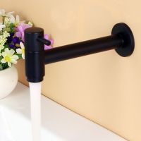 G1/2Inch Wall Mounted Lengthen Garden Outdoor Kitchen Bathroom Faucet Cold Water Sink Tap Spigot Hose Tap Plumbing Valves