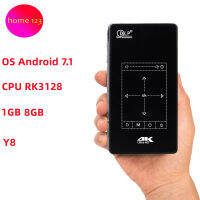 Y8แบบพกพา DLP โปรเจ็คเตอร์พกพาขนาดมินิ RK3128 / T972 Amlogic Android OS 2.4G 5G Wifi BT4.0 4K เครื่องฉายแสงเอชดีโรงภาพยนตร์ในบ้านวิดีโอ LED