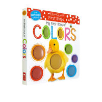 Original English my first book of colors early childhood enlightenment picture book color cognition paperboard Book Academic early learners learning music small reader series