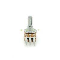 2 Piece 16 Type B20K Stereo Channel Volume Adjust Potentiometer Flower Shaft 20mm Long 6-Pin