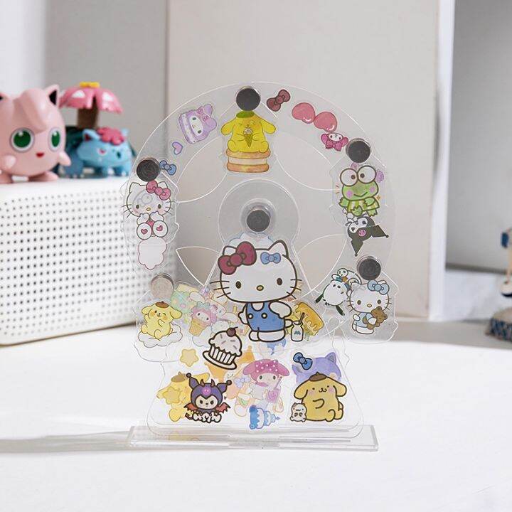 sanrio-ชุดเครื่องประดับชิงช้าสวรรค์หมุนได้แบบ-diy-gu-kakatong-ชิงช้าสวรรค์วัสดุ-diy-ชุดเครื่องประดับ-kulomi-melody