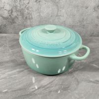 LE CREUSET Le Creuset Binaural หม้อซุปอุณหภูมิสูงเซรามิกครอบครัวชามซุป24เซนติเมตร