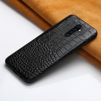 Original Leather Crocodile Grain Case for Realme 7 8 9 Pro GT Neo 5 SE 3 2 2T Narzo 30 Cover for OPPO Reno 8 Find X3 X5 X6 Pro