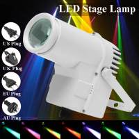 【✆New✆】 lian400770360360 ไฟเวที Led แดงเขียวน้ำเงินขาว30W แสงสปอตไลท์ไฟประดับดีเจระดับมืออาชีพไฟเวที360องศา