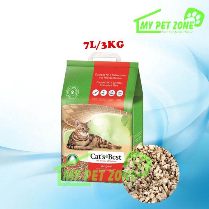 Cat's Best Oko Plus Original Clumping Cat Litter 7L/3KG Lazada