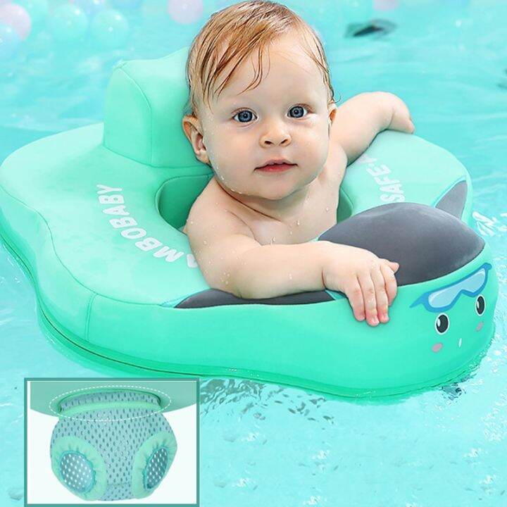 Mambo Non-Inflatable Baby Swimming Float Ring Safety Swim Trainer Kids ...