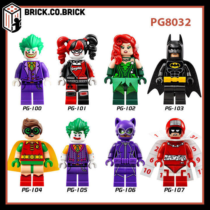 DC Batman Joker Harley Quinn Robin Poison Ivy Đồ Chơi Lắp ráp Người Dơi Mô  hình Siêu Anh Hùng PG8032 