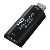 4K 30Hz Video Capture Card Adapter High Speed USB3.0 Video Game Grabber Recording Computer Phone for Live Streaming Broadcast Adapters Cables