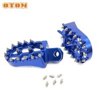 OTOM Footpeg Foot Pegs Rests Pedal For SUZUKI RM RMZ DRZ 125 250 450 400 400E 400S 400SM CNC Billet Off-Road Motorcycle Footrest Pedals