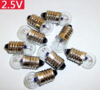 50pcslot Scientific physical circuit test lamp beads 1.5V 2.5V 3.8V 0.3A flashlight lighting experiment light bulb equipment