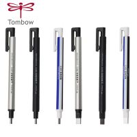 TOMBOW MONO Zero Eraser Mechanical Eraser Refillable Pen Shape Rubber Press Type Drawing Correction School Stationery 1 Pcs