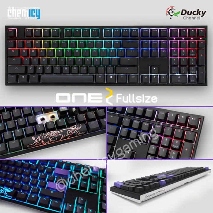 Ducky One 2 RGB Fullsize Mechanical Gaming Keyboard Lazada Indonesia
