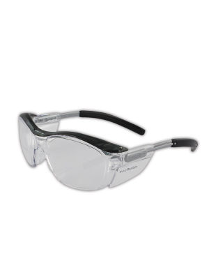 3M 10078371620636 Nuvo Readers Safety Glasses with +1.50, 2.0 &amp; +2.50 Diopter Lenses, Standard, Gray