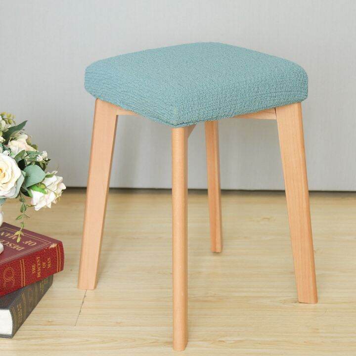 new-stretch-non-slip-stool-slipcover-kitchen-dining-seat-protector-slipcovers-solid-color-pleated-wedding-banquet-chair-cover