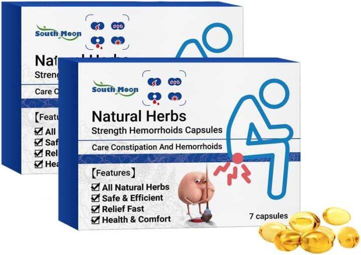 2box Heca Natural Herbal Strength Hemorrhoid Capsules Natural Herbs Strength Hemorrhoids 4521